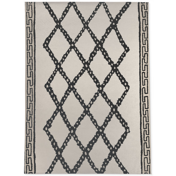 Kavka Trellis Harlequin Ivory Kitchen Mat Wayfair